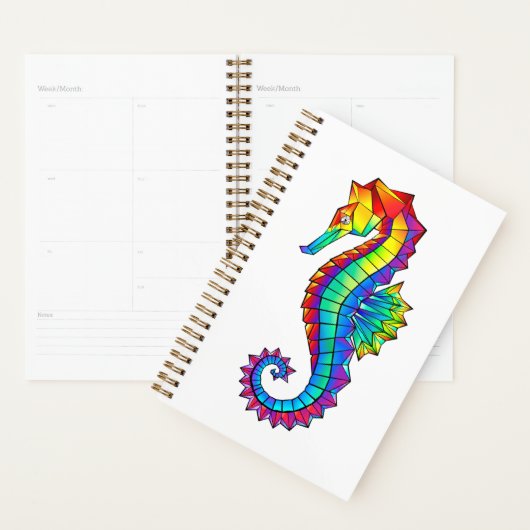 Hippocampe polygonal arc-en-ciel (Devant avec enveloppe)