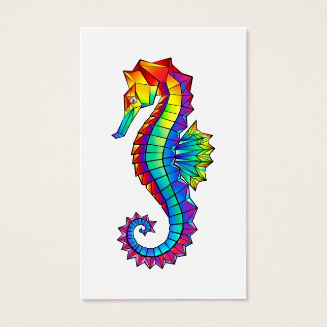 Hippocampe polygonal arc-en-ciel (Devant)