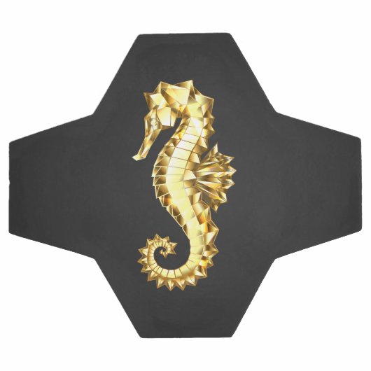 Hippocampe Polygonal Or (Plat)