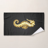 Hippocampe Polygonal Or (Serviette à main)