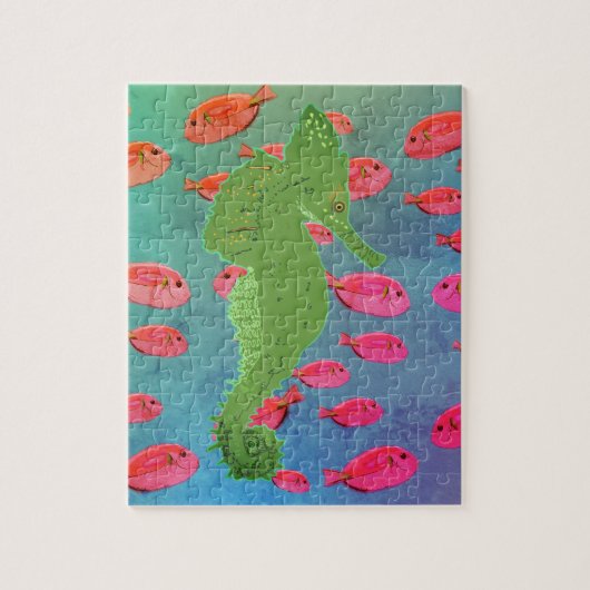 Hippocampe, puzzle de la vie d'océan (Vertical)