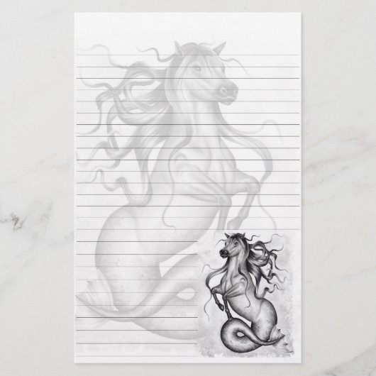 Hippocampus Briefpapier (Voorkant)