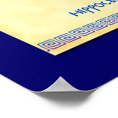 Hippocampus Grieks Zee Paard Kunst Poster (Hoek)