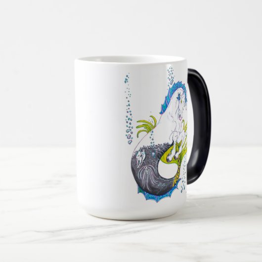 Hippocampus (schedel) magische mok (Voorkant rechts)