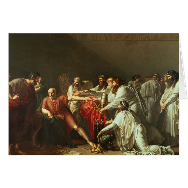 Hippocrate refusant les cadeaux d'Artaxerxes I (Devant horizontal)
