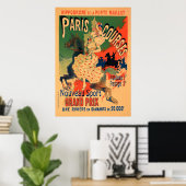 Hippodrome de Porte Maillot, Paris Course  Poster (Thuiskantoor)