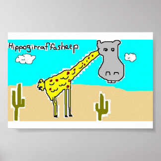Hippogiraffasheep Poster
