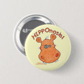 HIPPOnosis! Ronde Button 5,7 Cm (Voorkant /achterkant)