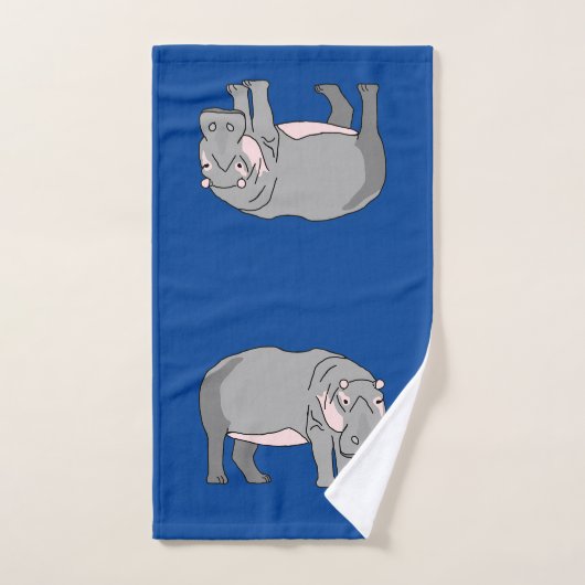 Hippopotame (Serviette à main)