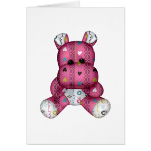 hippopotame coeurs gribouillages heureux