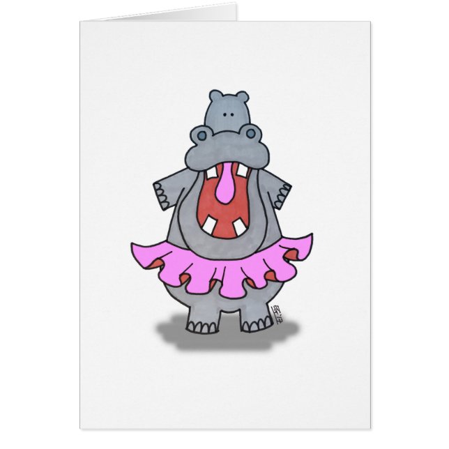 Hippopotame dans un tutu (Devant)