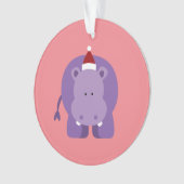 Hippopotame de Noël (devant)