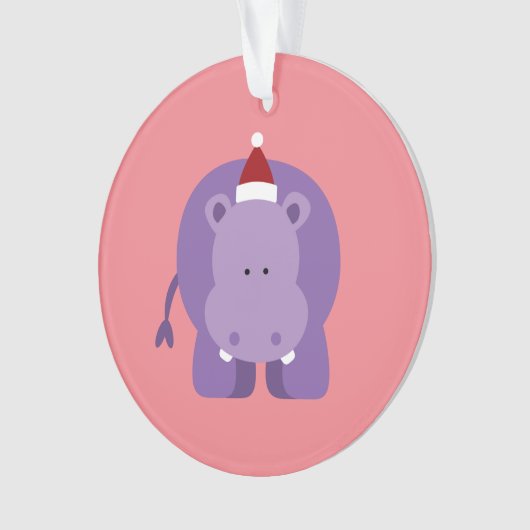 Hippopotame de Noël (devant)