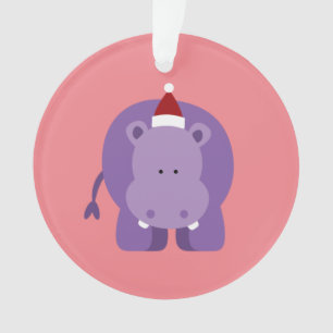 Hippopotame de Noël