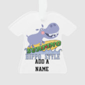 Hippopotame de surfer (devant)