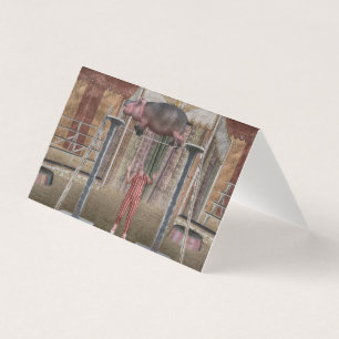 Hippopotame drôle sur fil de fer