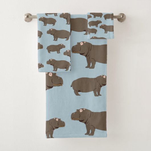 Hippopotame Hippo Motif (En situation)