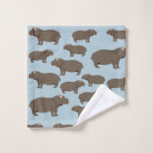 Hippopotame Hippo Motif (Gant de toilette)
