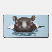Hippopotame Lotus Blanc Bleu (Recto)