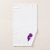 Hippopotame Monogrammé Design (Serviette à main)