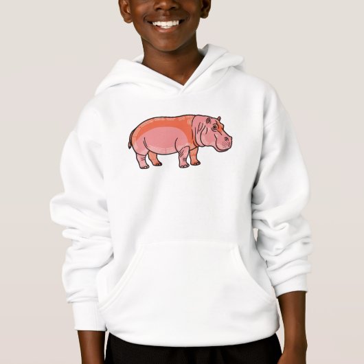 Hippopotame Rose (Devant)
