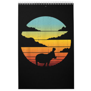Hippopotamus 60s 70s Hippo   Hippo Lover Kalender