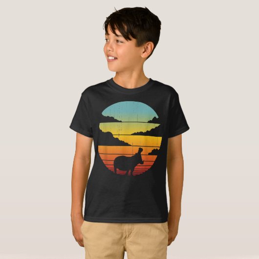Hippopotamus 60s 70s Hippo | Hippo Lover T-shirt (Voorkant volledig)