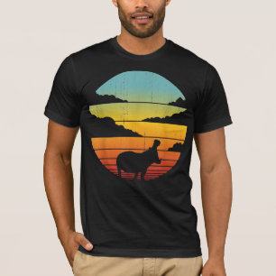 Hippopotamus 60s 70s Hippo Hippo Lover T-shirt