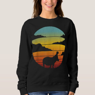 Hippopotamus 60s 70s Hippo | Hippo Lover Trui