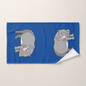 Hippopotamus Bad Handdoek (Handdoek)
