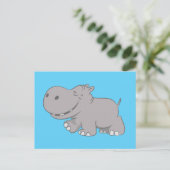 Hippopotamus Briefkaart (Staand voorkant)