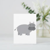 Hippopotamus Briefkaart (Staand voorkant)