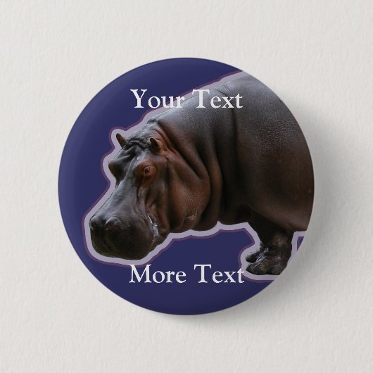 Hippopotamus Button (Voorkant)