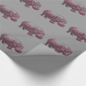 Hippopotamus Cadeaupapier (Hoek)