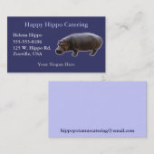 Hippopotamus Cartes de visite (Devant / Derrière)