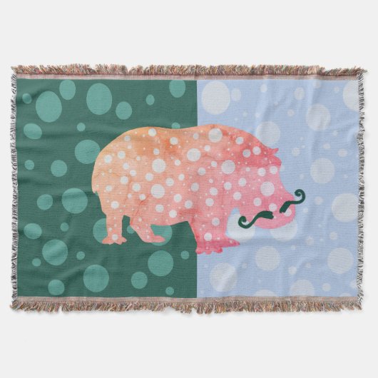 Hippopotamus Deken (Voorkant)