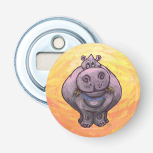 Hippopotamus Gifts & Accessoires Button Flesopener