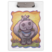 Hippopotamus Gifts & Accessoires Klembord (Voorkant)