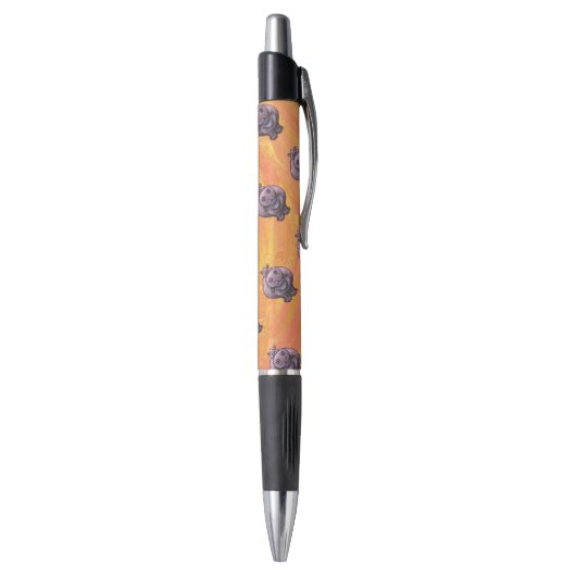 Hippopotamus Gifts & Accessoires Pen (Achterkant (Verticaal))
