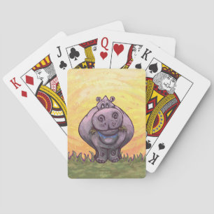 Hippopotamus Gifts & Accessoires Pokerkaarten