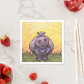 Hippopotamus Gifts & Accessoires Servetten (Insitu)