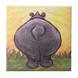 Hippopotamus Gifts & Accessoires Tegeltje