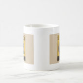 Hippopotamus  hippo zoo poster wpa koffiemok (Center)