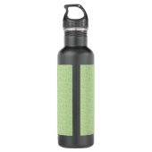 Hippopotamus  hippo zoo poster wpa waterfles  (Achterkant)