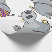 Hippopotamus in een Bikini Cadeaupapier (Hoek)