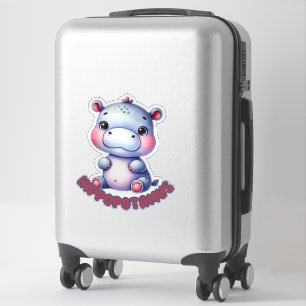 HIPPOPOTAMUS - KINDERKAMER STICKER