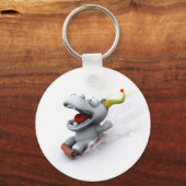 Hippopotamus Sleutelhanger (Voorkant)