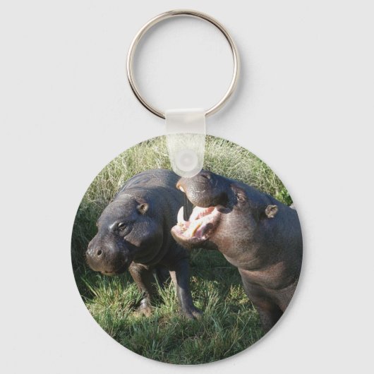 Hippopotamus Sleutelhanger (Voorkant)
