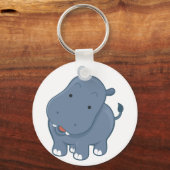 Hippopotamus Sleutelhanger (Voorkant)