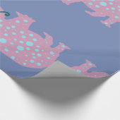 Hippopotamus snor Glossy Wrapping Papier (Hoek)